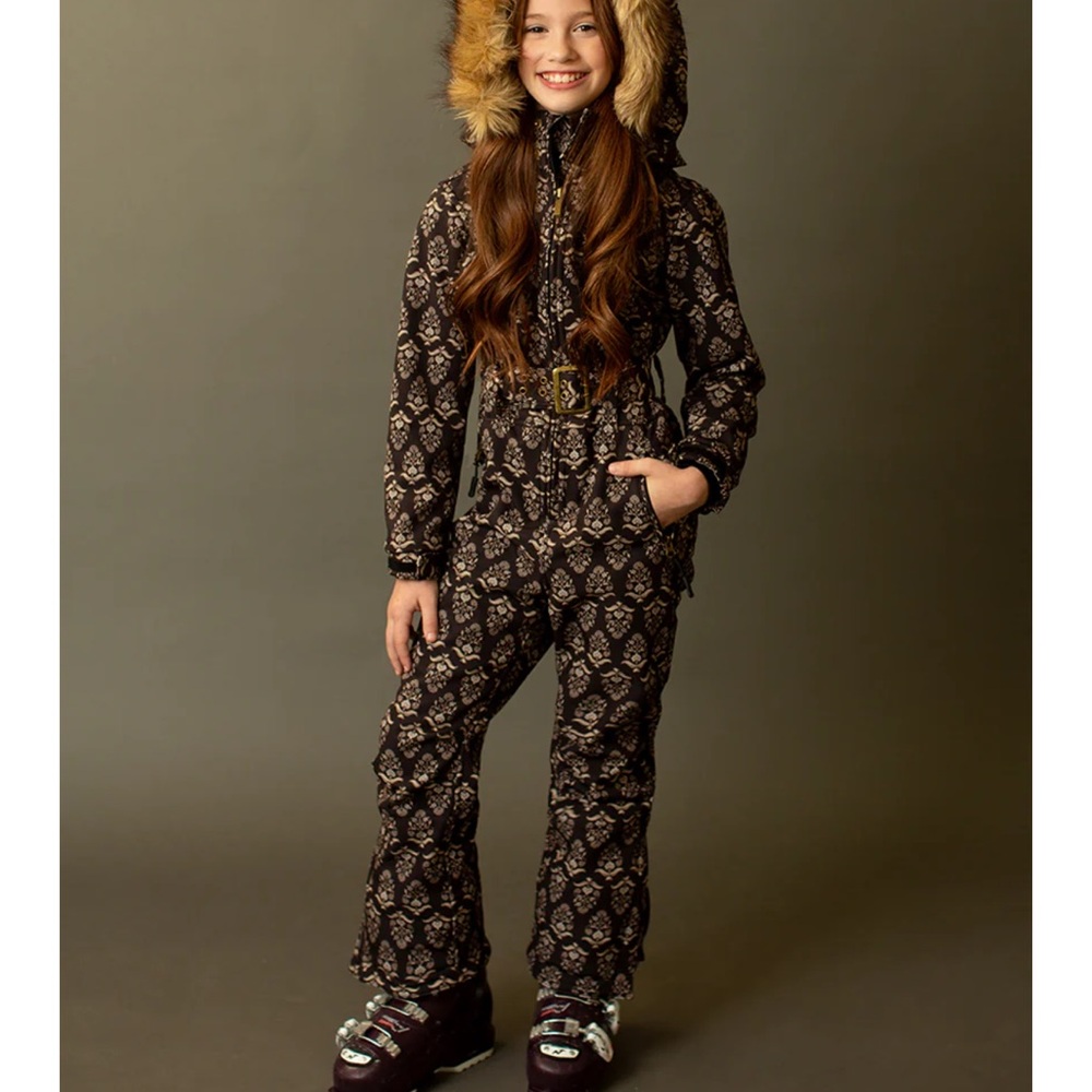 Joy Folie AVA SKI SUIT IN BLOCK PRINT